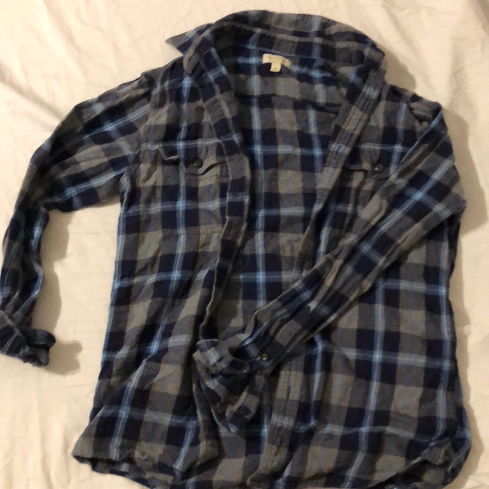 Perfect condition blue and grey comfy flannel